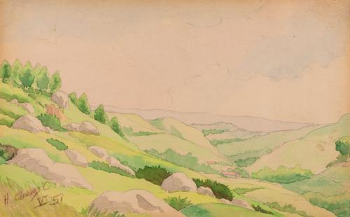 Humberto Chaves (Colombia, 1891 - 1971) : [Paisaje]