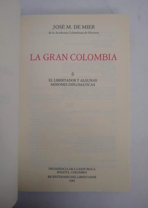 De mier, José M. : La Gran Colombia, Decretos de la Secreta