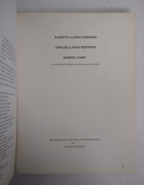 2 libros sobre Ricardo Rendón