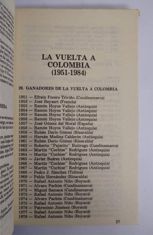 Duque, Rafael : Los Escarabajos de la vuelta a Colombia