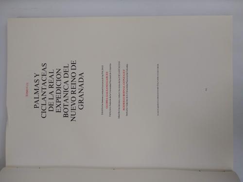 : La Real Expedición Botánica del Nuevo Reino de Granada.