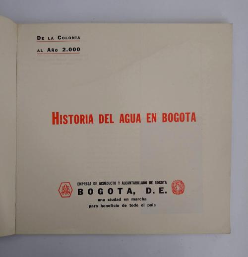 Historia del agua en Bogotá