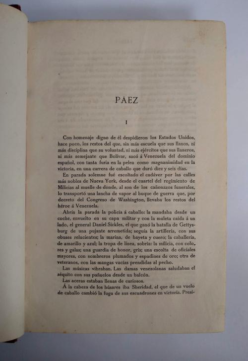Paéz, José Antonio : Memorias del general José Antonio Páez