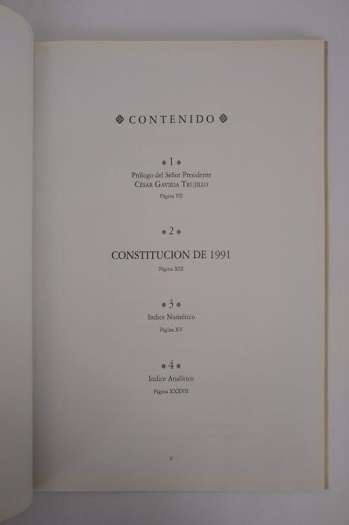 [Roda] Constitución Política de Colombia de 1991