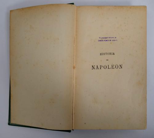 Lacroix, Désiré : Historia de Napoleón