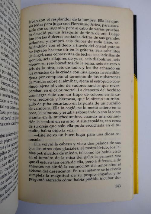 García Márquez, Gabriel  : El amor en los tiempos del cóler