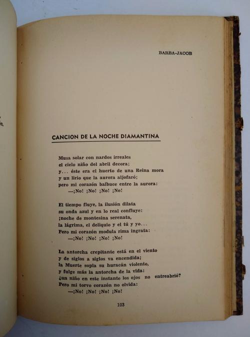 Barba Jacob, Porfirio  : La canción de la vida profunda y o