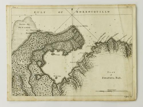 Jefferys, Thomas : Plan of Zispata Bay - Gulf of Morrosquil