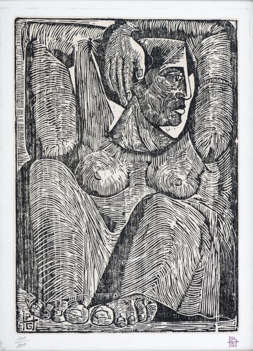 Pedro Hanne Gallo (Colombia, 1930 - 1968) : Maternidad -Edi