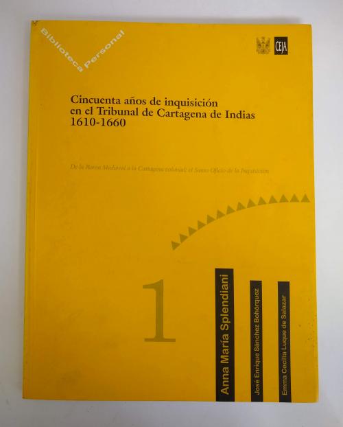 Cincuenta años de inquisición de la Cartagena de indias 161