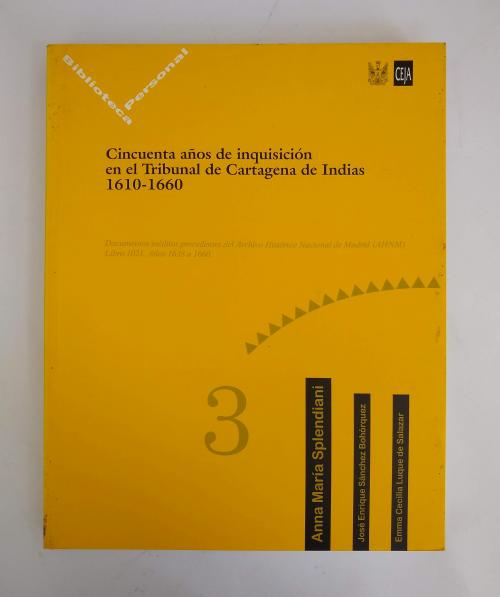 Cincuenta años de inquisición de la Cartagena de indias 161