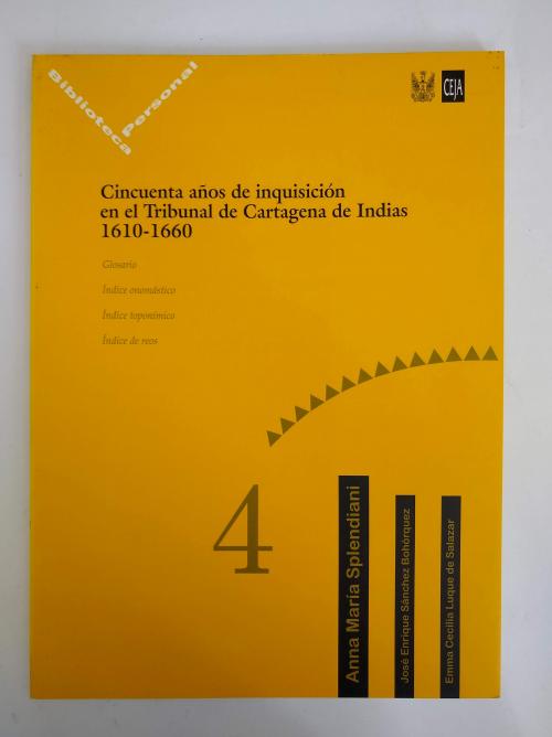 Cincuenta años de inquisición de la Cartagena de indias 161