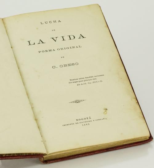 Obeso Hernández, Candelario : Lucha de la Vida - Poema orig