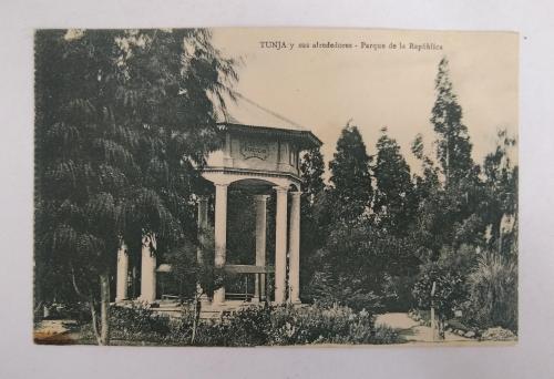 Lote de 6 postales Tunja y Boyacá