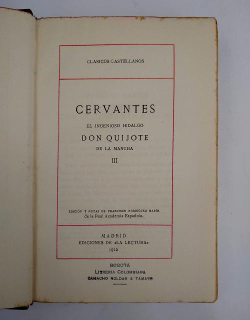 Saavedra, Cervantes Miguel  : El ingenioso hidalgo Don Quij