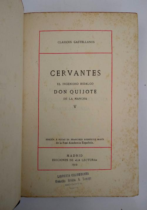 Saavedra, Cervantes Miguel  : El ingenioso hidalgo Don Quij