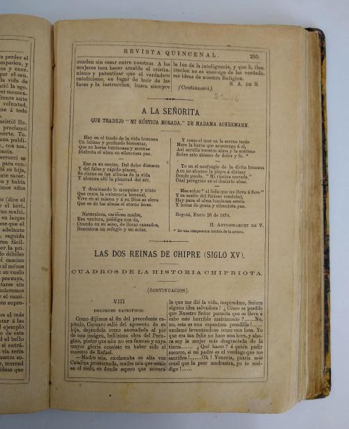 Acosta de Samper, Soledad : La Mujer. Revista quincenal exc