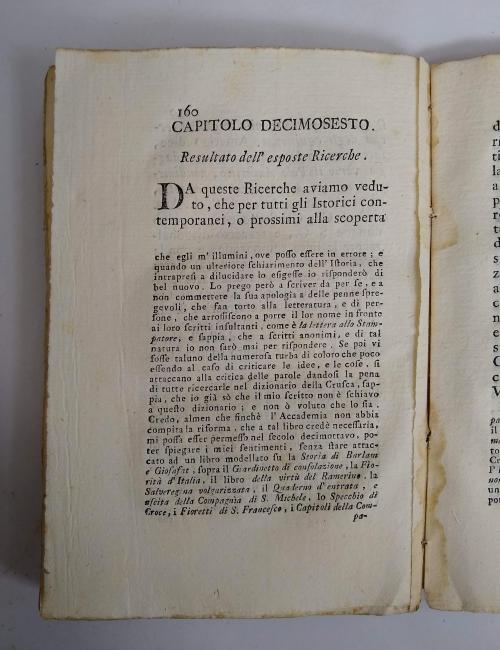Bartolozzi, Francesco : Ricerche Istorico-Critiche circa al