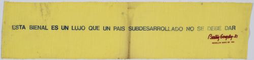 Beatriz González (Colombia, 1932) : Esta bienal es un lujo 