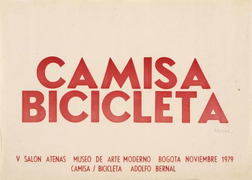 Adolfo Bernal (Colombia, 1954 - 2008) : Camisa Bicicleta