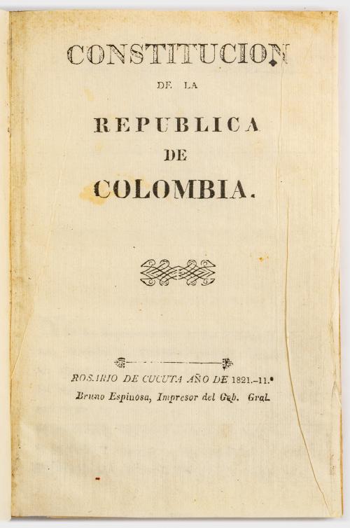 Constitución de la República de Colombia