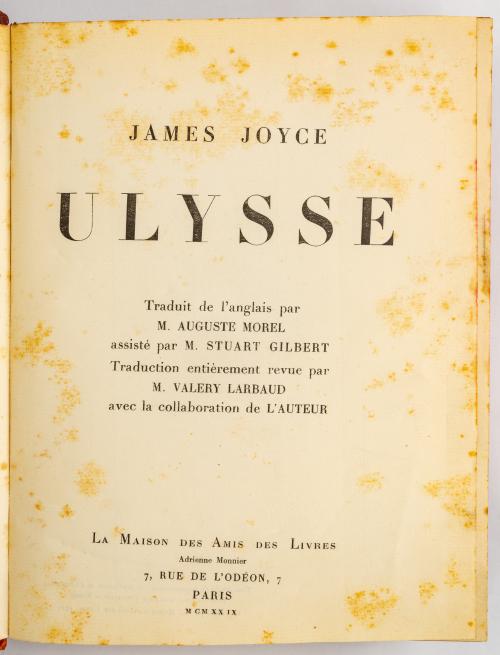 Joyce, James : Ulysse