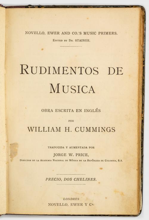 Cummings, William H.; Price, Jorge (trad) : [Jorge Price] R