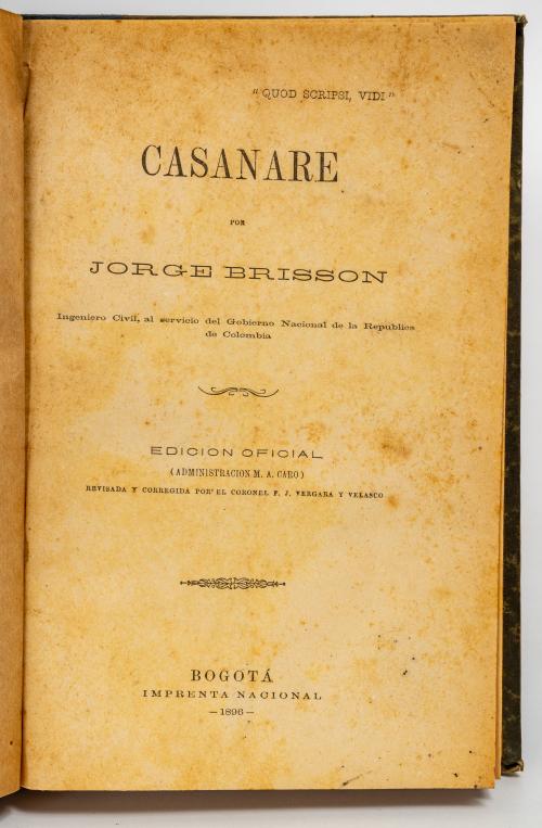 Brisson, Jorge : Casanare