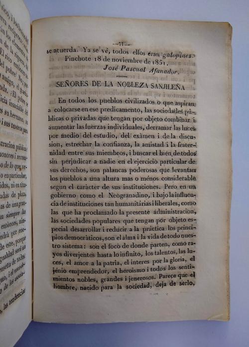 Afanador, José Pascual : La democracia en Sanjil o Cartas d