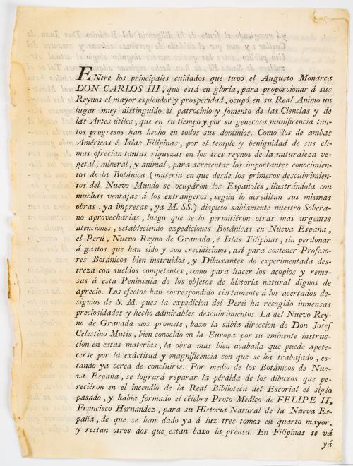 Porlier y Sopranis, Antonio de : [Expedicion botanica: Circ