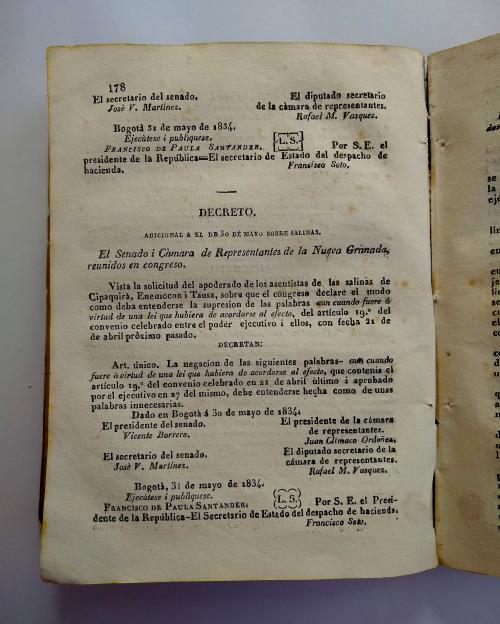 Colección de las leyes i decretos espedidos por el Congreso