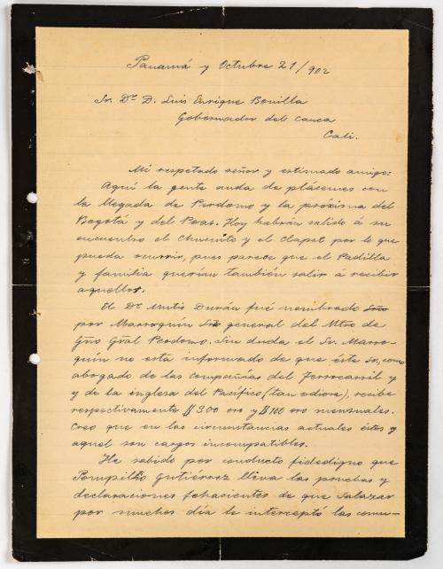 Valdenebro y Cisneros, Eladio : Correspondencia entre Eladi