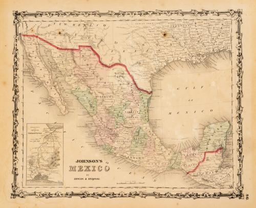Johnson, Alvin Jewett : Johnson&#39;s Mexico by Johnson & Brown