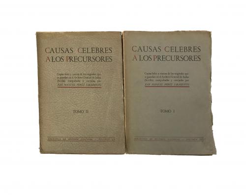 Pérez Sarmiento, José Manuel : Causas célebres a los precur