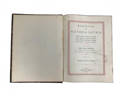 Analectas de historia patria