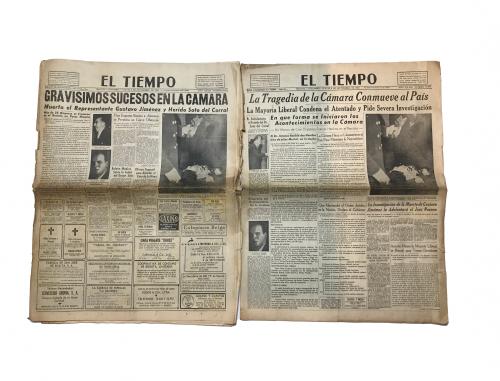 El Tiempo  : Gravísimo suceso en la cámara 