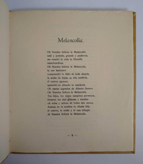Brigard Silva, Alvaro de : Los primeros poemas 1918-1921 [E