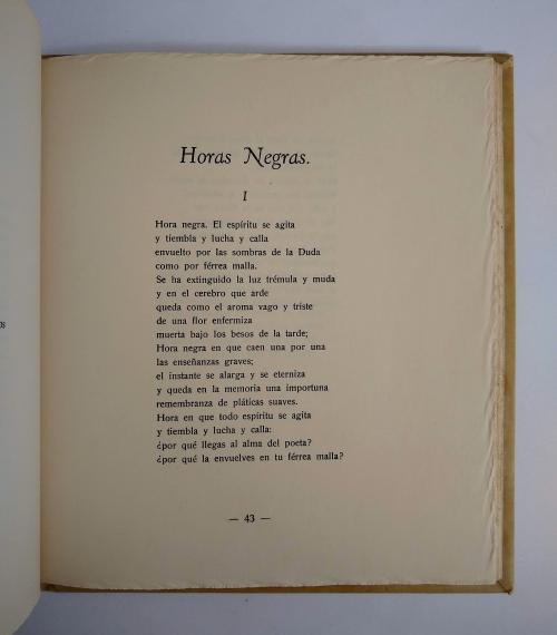 Brigard Silva, Alvaro de : Los primeros poemas 1918-1921 [E