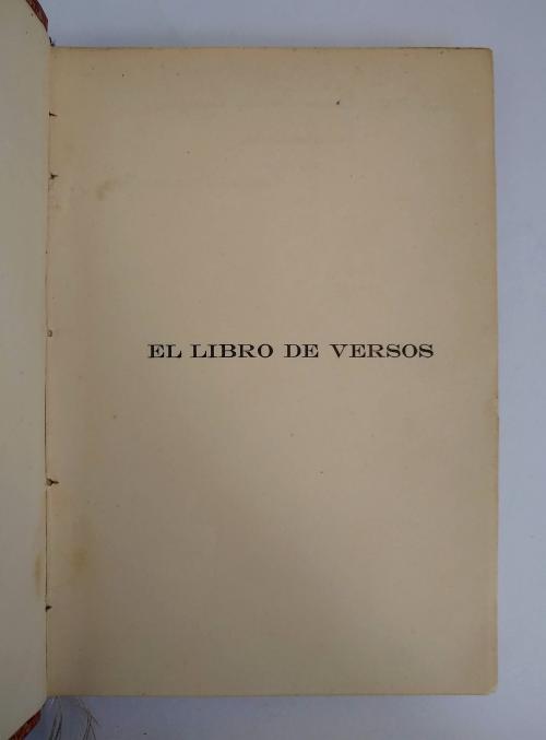 Silva, José Asunción : El libro de versos 1883-1896