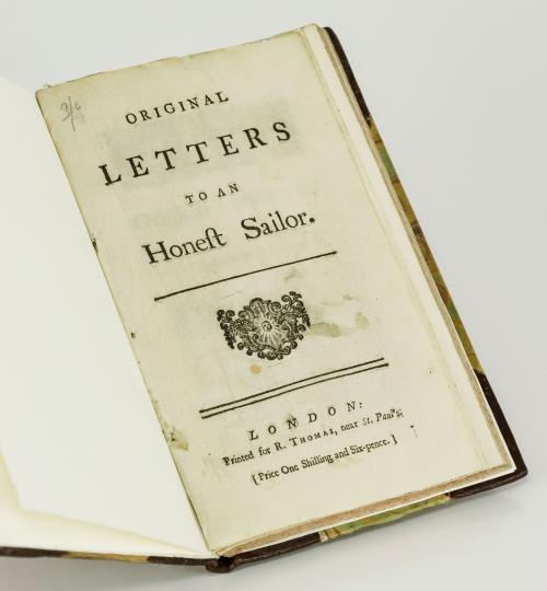 Vernon, Edward : Original Letters to an Honest Sailor