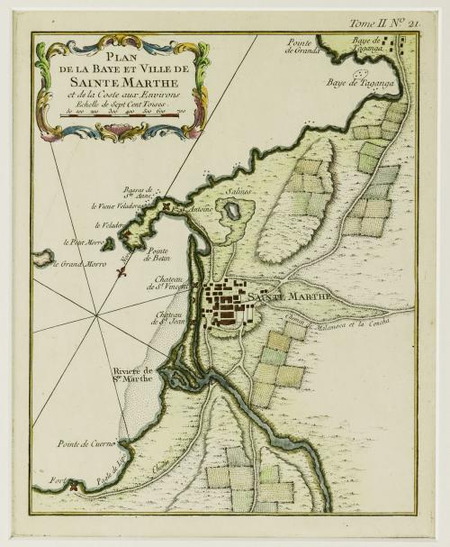 Bellin, Jacques Nicolas : Plan de la Baye et Ville de Saint