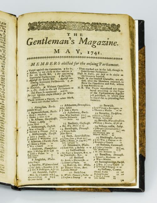 [Expedición de Vernon a Cartagena en 1741] Gentleman’s Mag