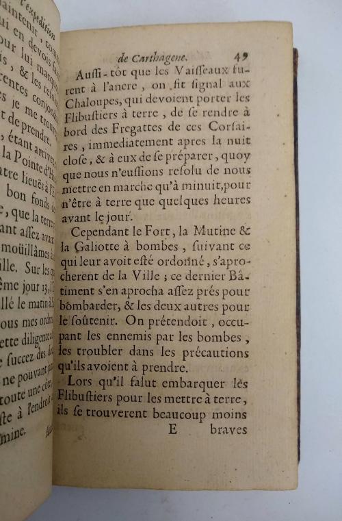 Pointis : Relation de l&#39;expédition de Carthagène fait Par l