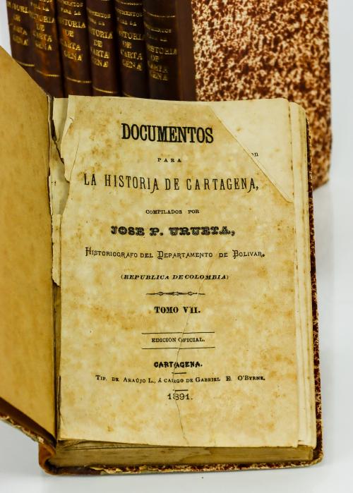 Urueta, José P.  : Documentos para la historia de Cartagena