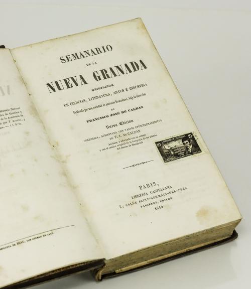 Caldas, Francisco José de (dir.) : Semanario de la Nueva G