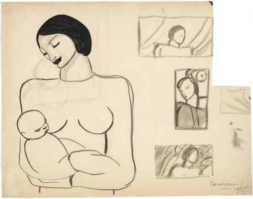 Carolina Cárdenas Núñez Colombia, 1903 - 1936 : [Maternidad