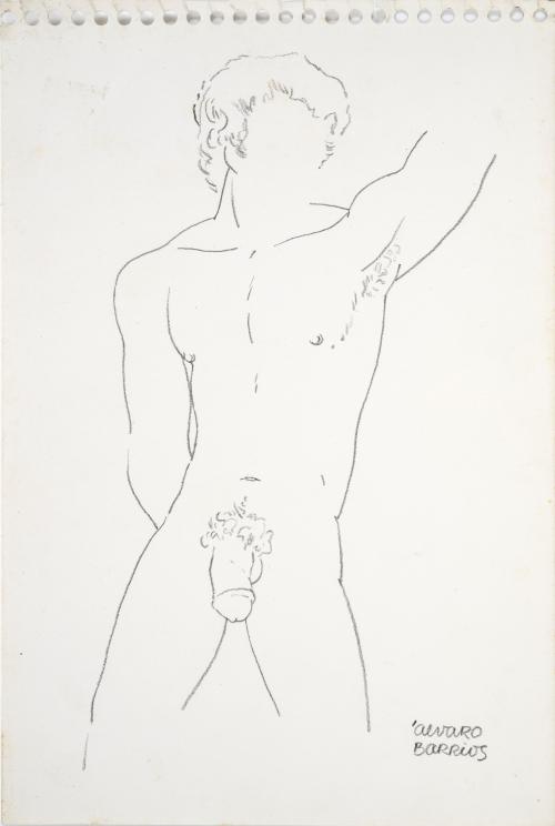 Álvaro Barrios Colombia, 1945 : [Desnudo], década de 1970