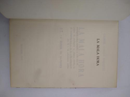 Márquez, Gabriel García : La mala hora [Edición numerada]