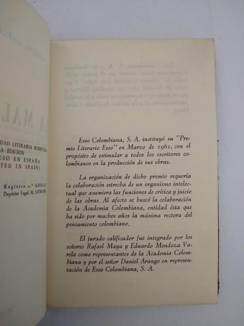 Márquez, Gabriel García : La mala hora [Edición numerada]