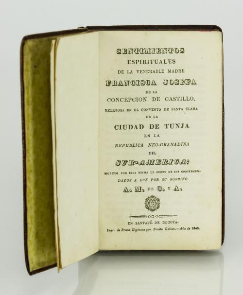 Francisca Josefa de la Concepción de Castillo : Sentimiento